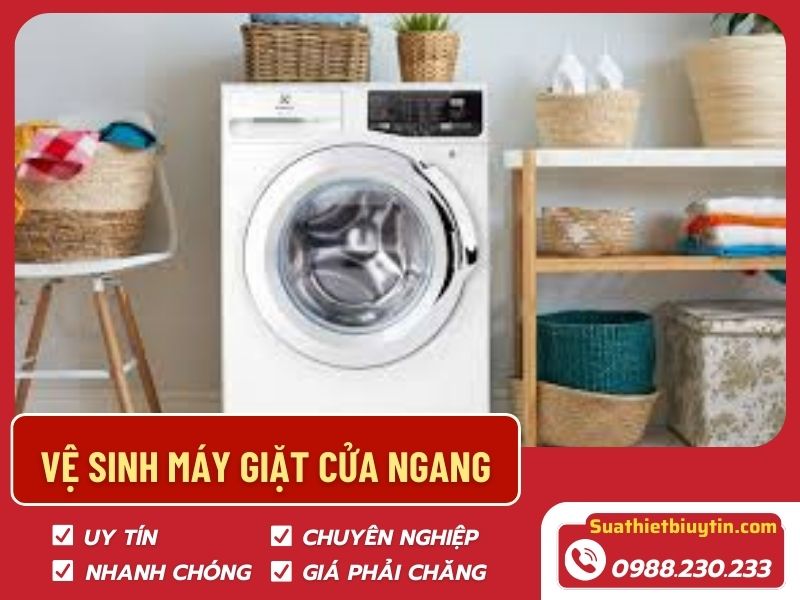 Vệ sinh máy giặt cửa ngang – Bí quyết giúp máy bền đẹp và giặt sạch hơn