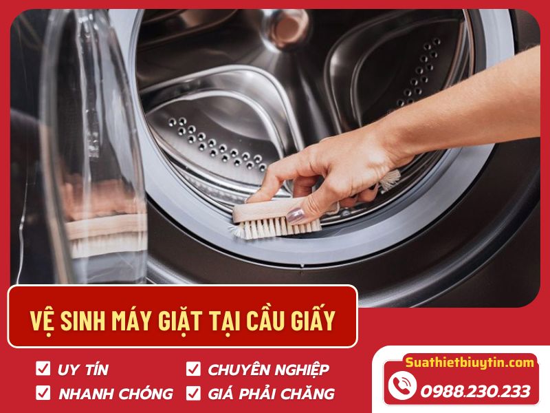 Vệ sinh máy giặt tại Cầu Giấy – Dịch vụ uy tín từ Suathietbiuytin