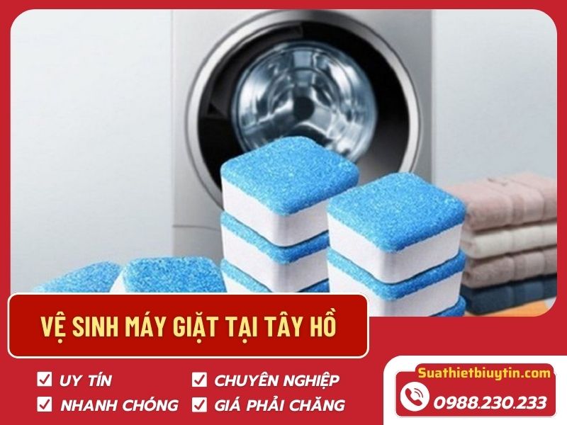 Vệ sinh máy giặt tại Tây Hồ – Dịch vụ chuyên nghiệp từ Suathietbiuytin