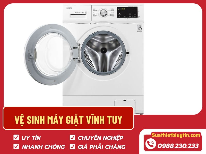 Vệ sinh máy giặt tại Vĩnh Tuy – Giải pháp tối ưu cho gia đình hiện đại
